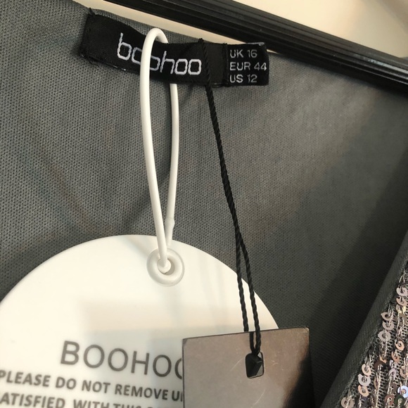Boohoo Sequin Dress Size 12 - Picture 5 of 6